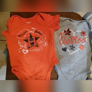 Toddlers Astros Onesies